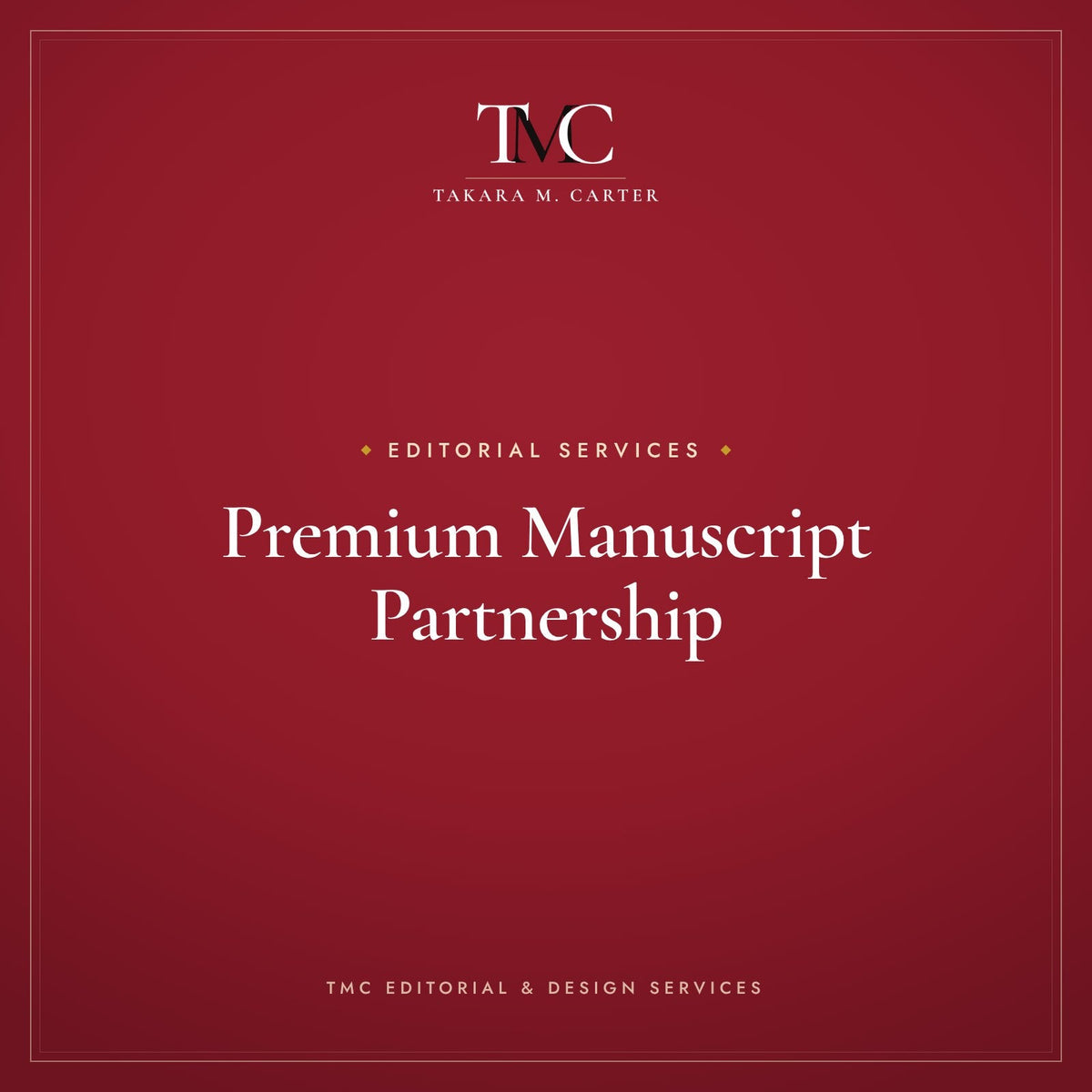 Premium Manuscript Partnership · TMC Editorial & Design Services