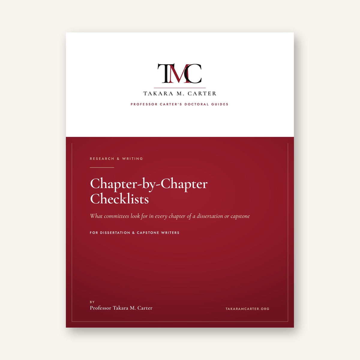Chapter-by-Chapter Checklists