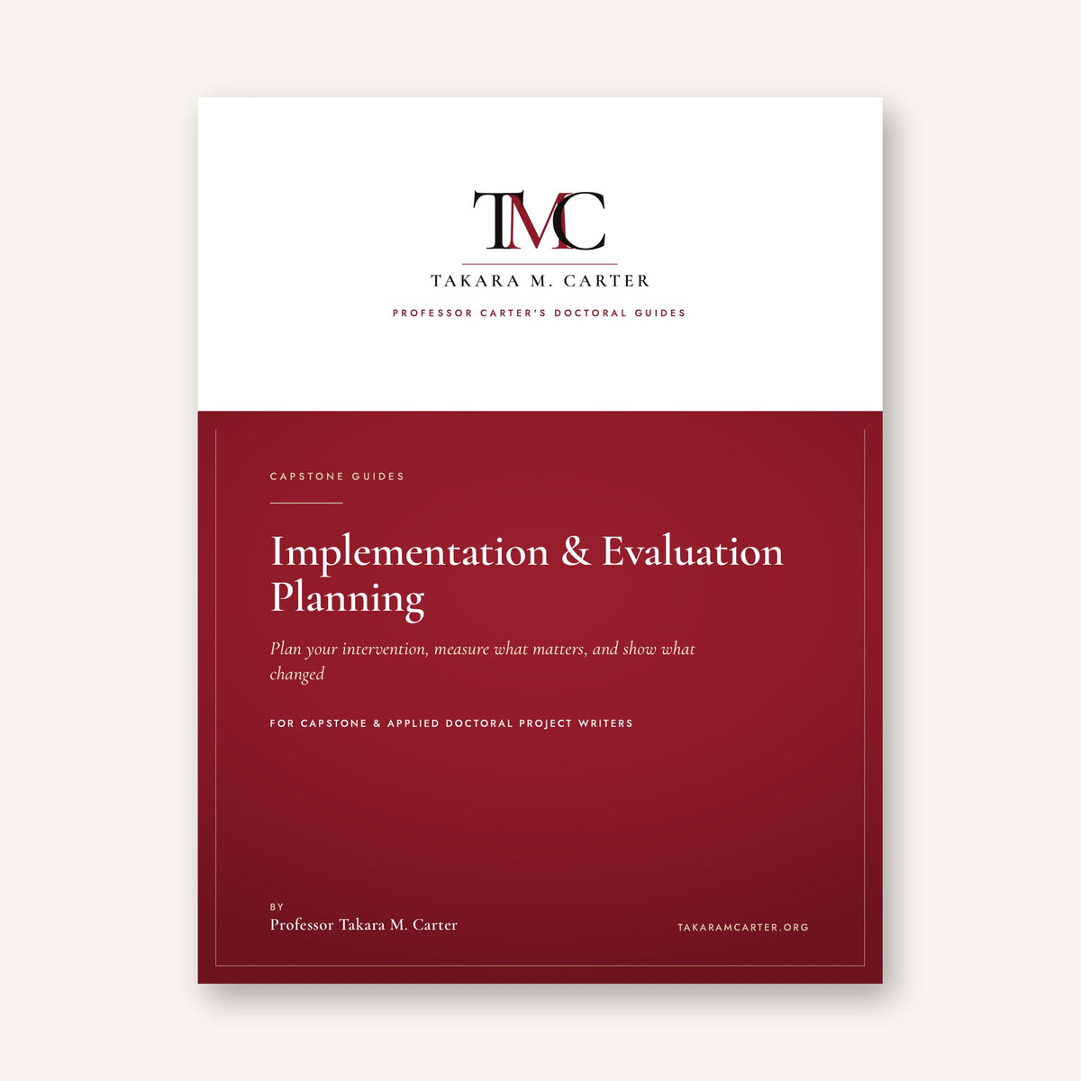 Implementation & Evaluation Planning