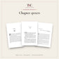 Chapter opener designs formatted in Vellum