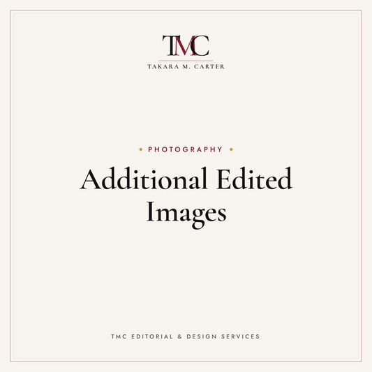 Additional Edited Images · TMC Editorial & Design Services