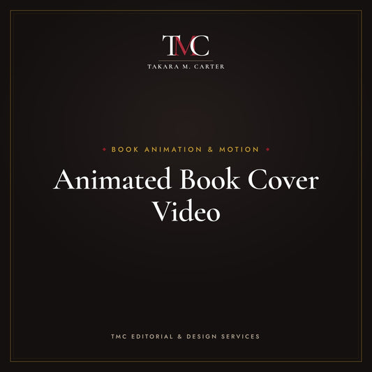 Animated Book Cover Video · TMC Editorial & Design Services