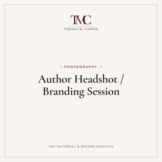 Author Headshot / Branding Session · TMC Editorial & Design Services