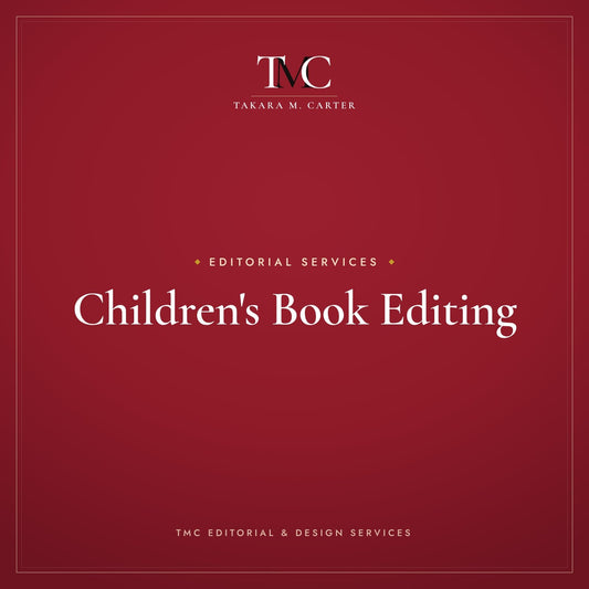 Children's Book Editing · TMC Editorial & Design Services