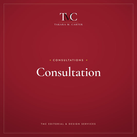 Consultation · TMC Editorial & Design Services