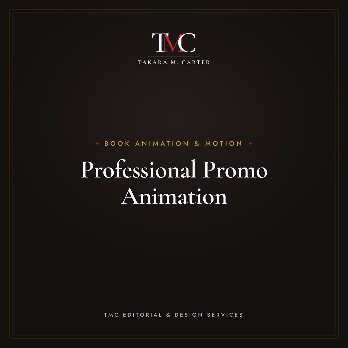 Professional Promo Animation · TMC Editorial & Design Services
