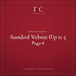 Standard Website (Up to 5 Pages) · TMC Editorial & Design Services