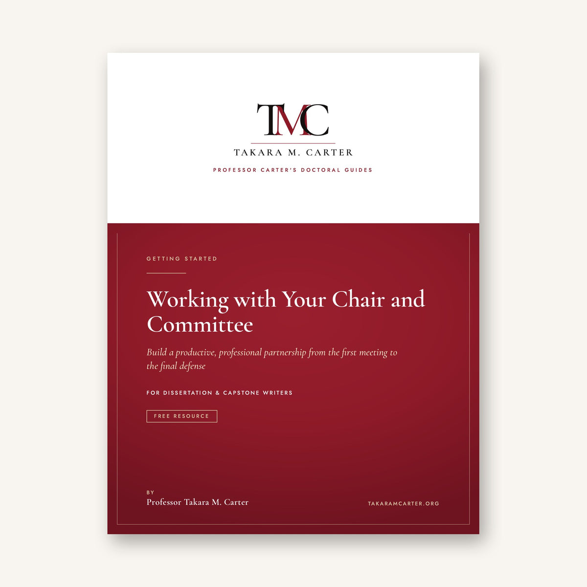 Working with Your Chair and Committee